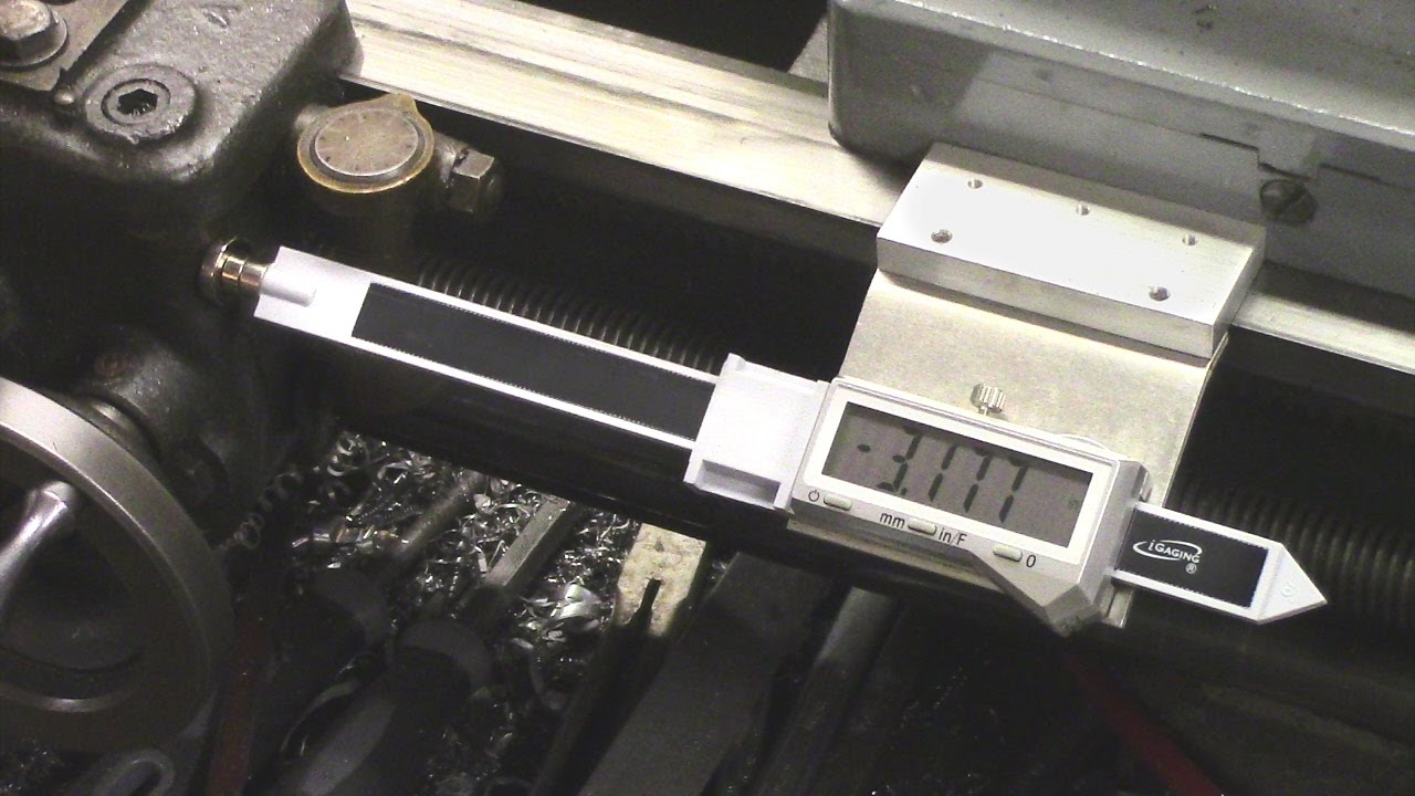 Simple Lathe Carriage DRO Addition