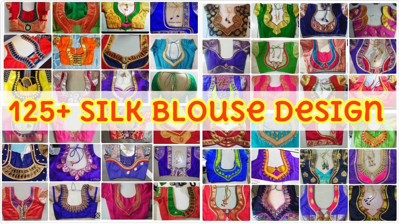 #silk #blouse #design 125+ Silk Blouse Design | Blouse Back Neck Design | Silk Blouse Design |