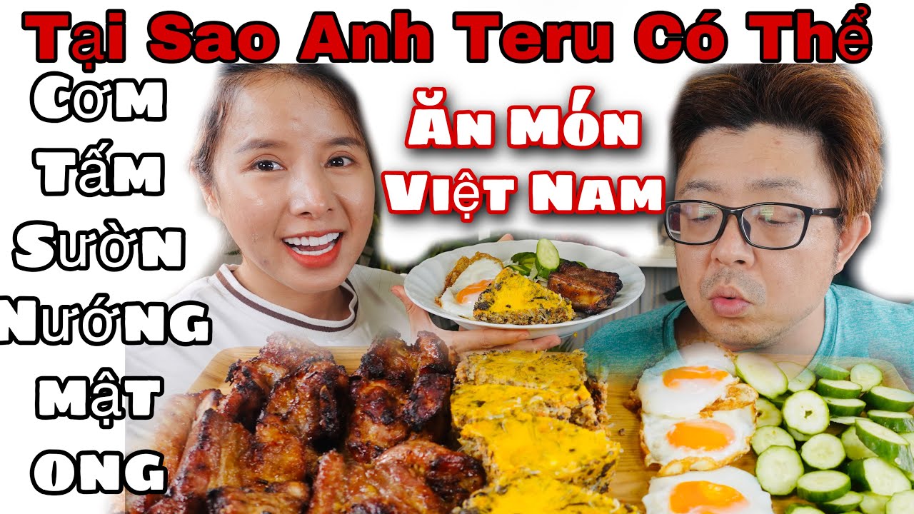 Cơm TẤM SƯỜN CHẢ - Bí Quyết Nướng SƯỜN Cực Ngon | Làm Sao Để Anh Nhật Ăn Đước Món Việt Nam