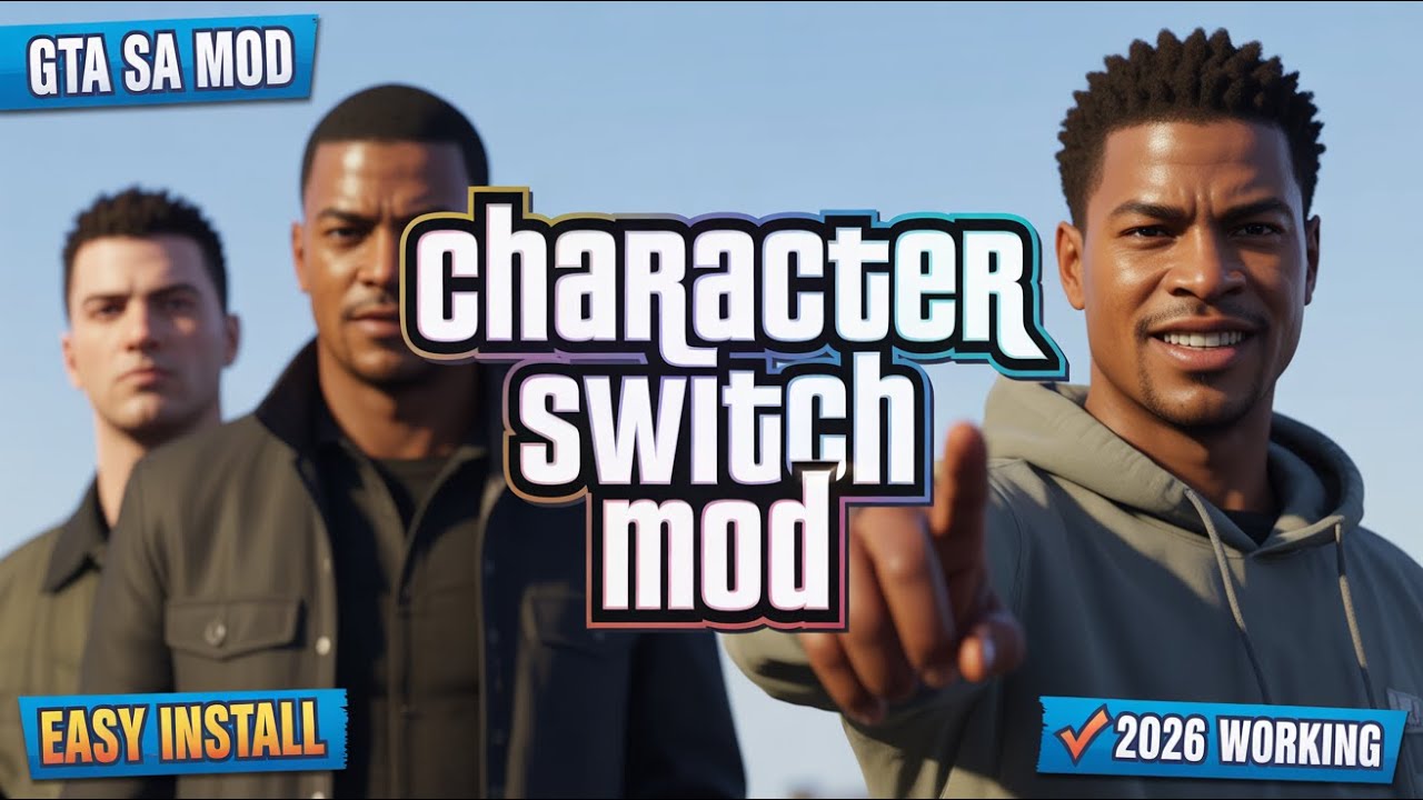 Как установить мод на смену персонажа в GTA San Andreas (2026)