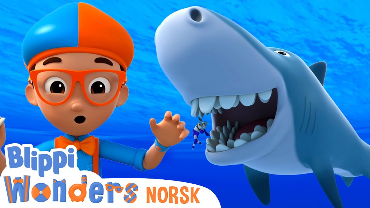 Haitenner | Blippi Wonders Norske | tegneserier for barn | Pedagogiske videoer