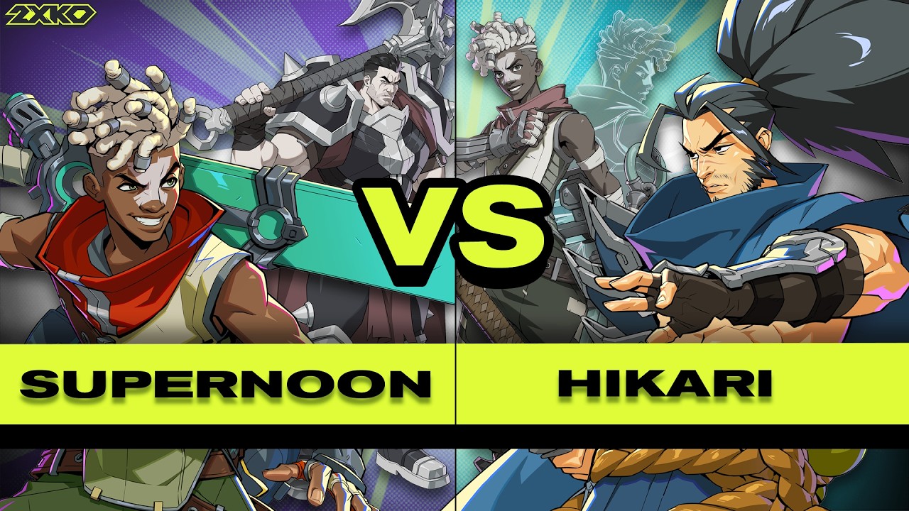 2XKO - Supernoon VS Hikari Ekko/Darius VS Yasuo/Ekko - First to 7