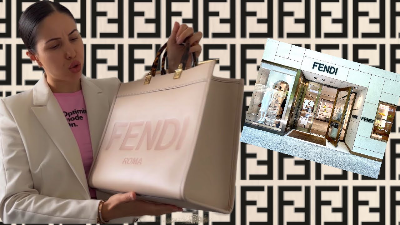 Fendi sunshine tote bag reveal, great summer bag, holds a lot!!!