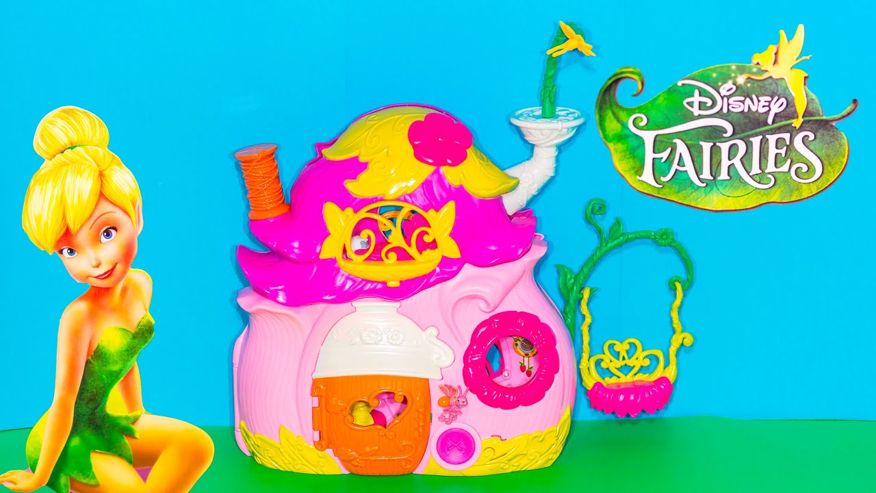 FAIRIES  Tink's Pixie Cottage Tinkerbell Video Toy Review
