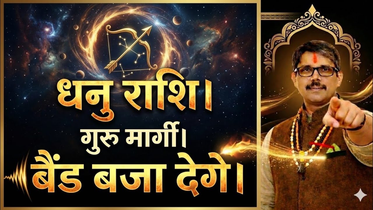 धनु राशी गुरु जागे भाग्य जागे । बैंड बाजे। 11 मार्च से गुरु मार्गी सेकेंड चांस मिलेगा ।