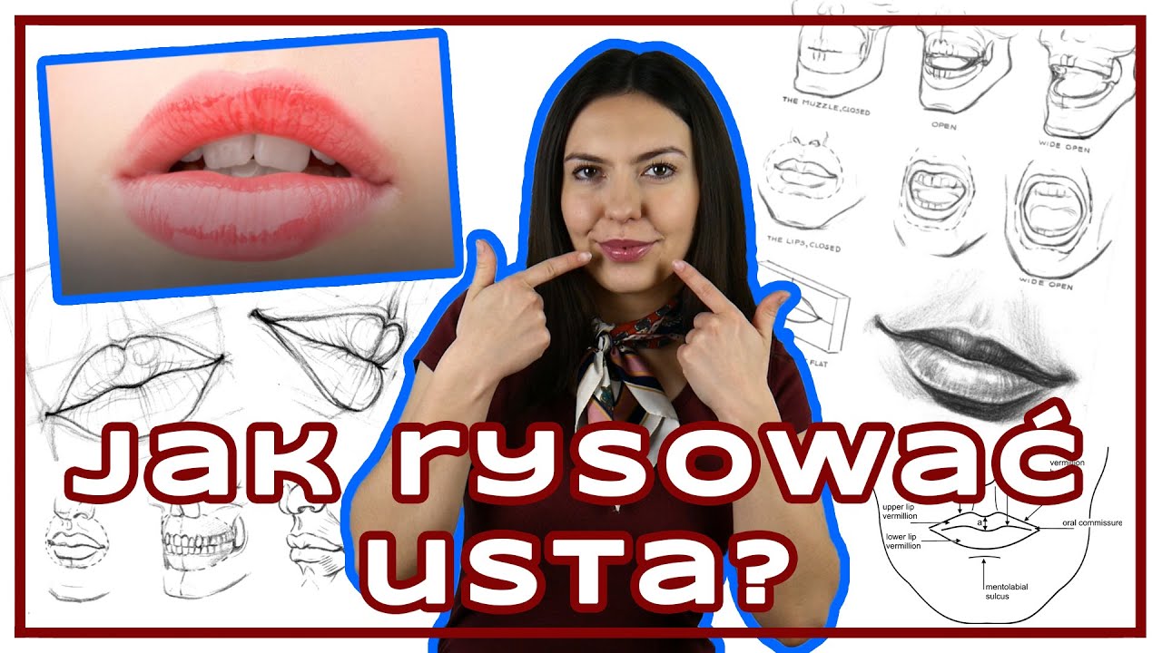 Jak RYSOWAĆ USTA? | PROSTY sposób