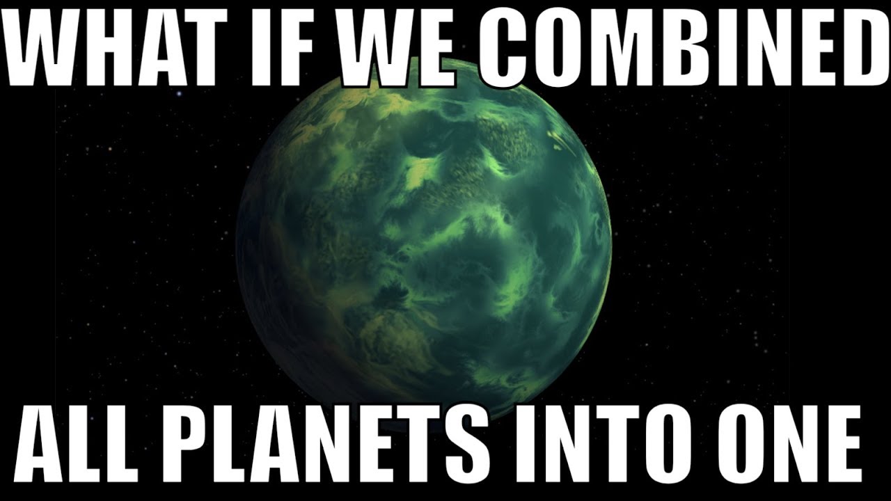 What If We Combine All The Planets in Our Solar System?