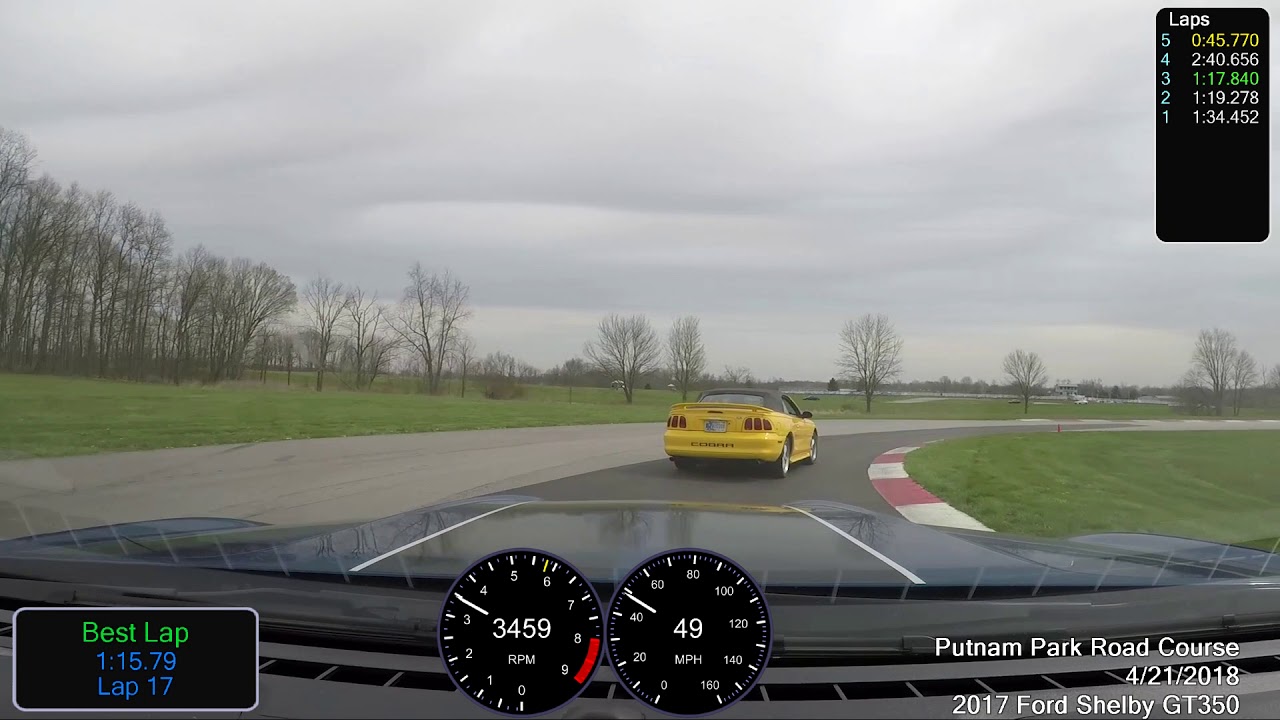 2017 Ford Shelby GT350 at Putnam Park Road Course with 1010ths Motorsports - Best Session