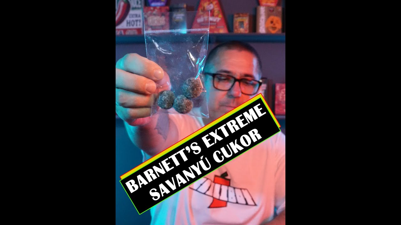 Barnett's Mega Sour Candy extreme savany&uacute; cukor