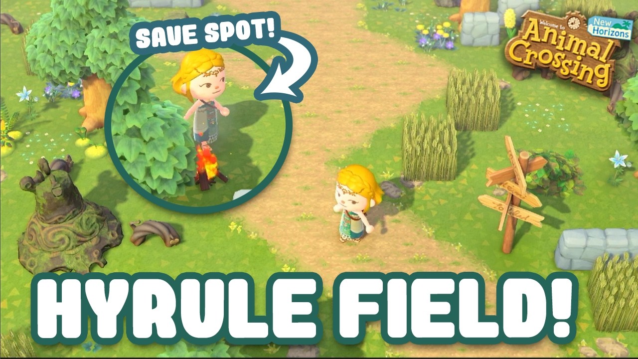 Hyrule Field | Hyrule Slumber Island | Animal Crossing New Horizons