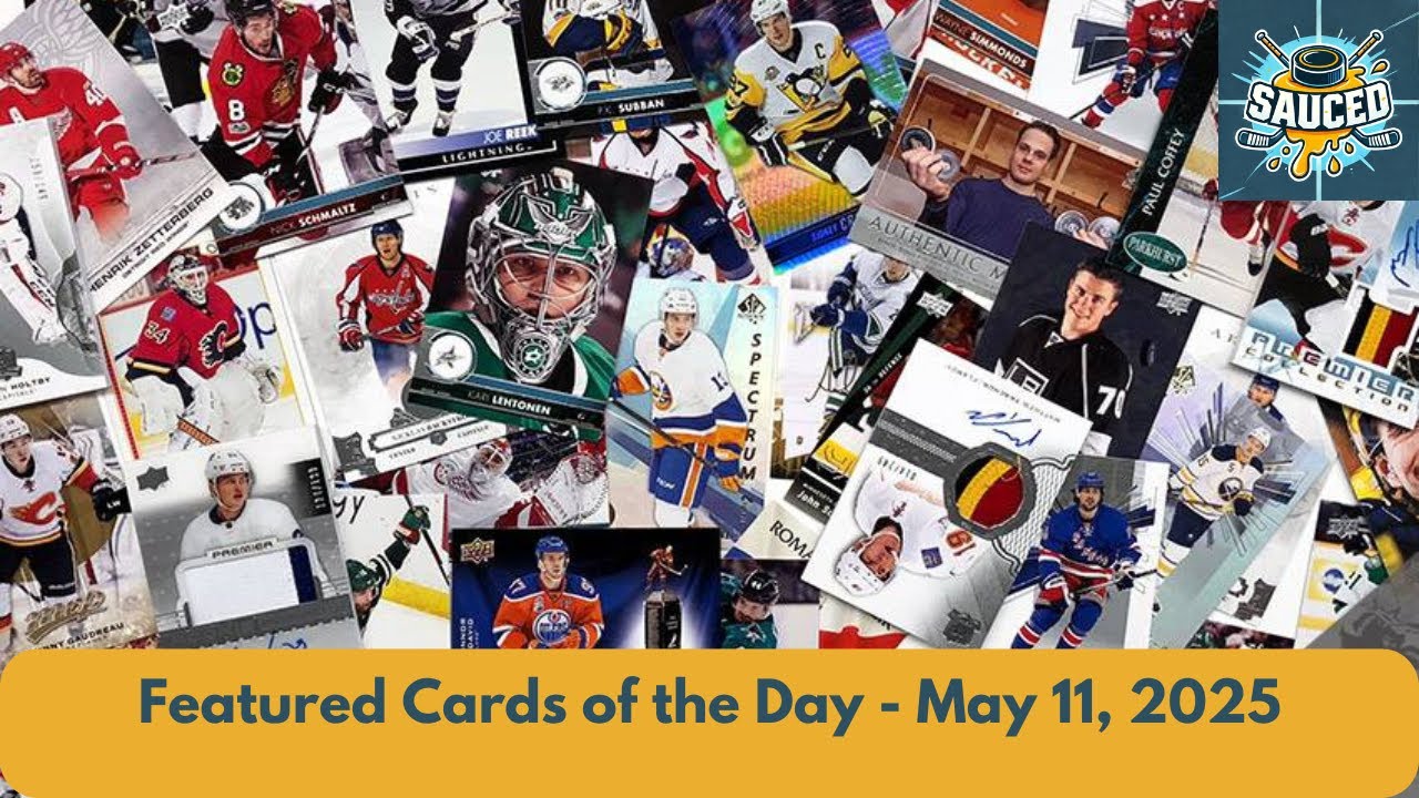 Featured Cards of the Day! Forsberg, Rantanen, Will Smith & Jack Eichel 🔥 | Sauced Hockey Podcast