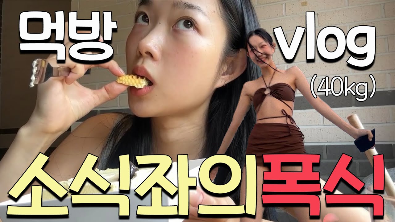 입뚝떨 소식좌 먹방 Vlog | 나 어쩌면..잘 먹을지도?🤔