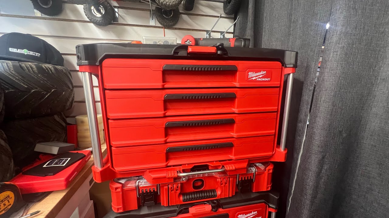 Milwaukee 4 drawer packout drawer dragging update.