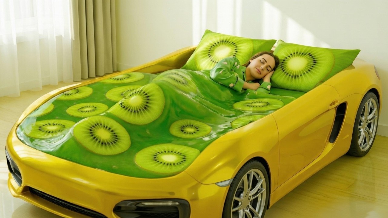 Which Dream Car Bed Would You Choose? 🚗🛏️ | Oddly Satisfying AI ASMR Relaxation #asmr #satisfying