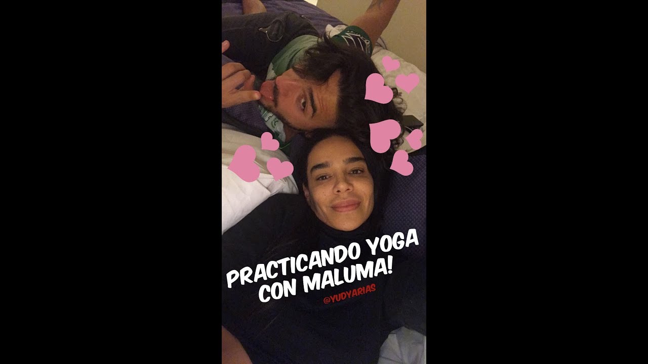 Practicando Yoga con Maluma #wazzaTV