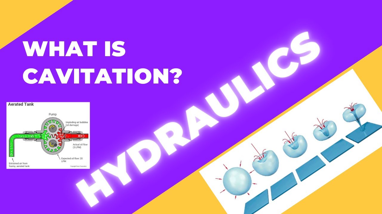 What is cavitation (and why is it bad for the hydraulic system)