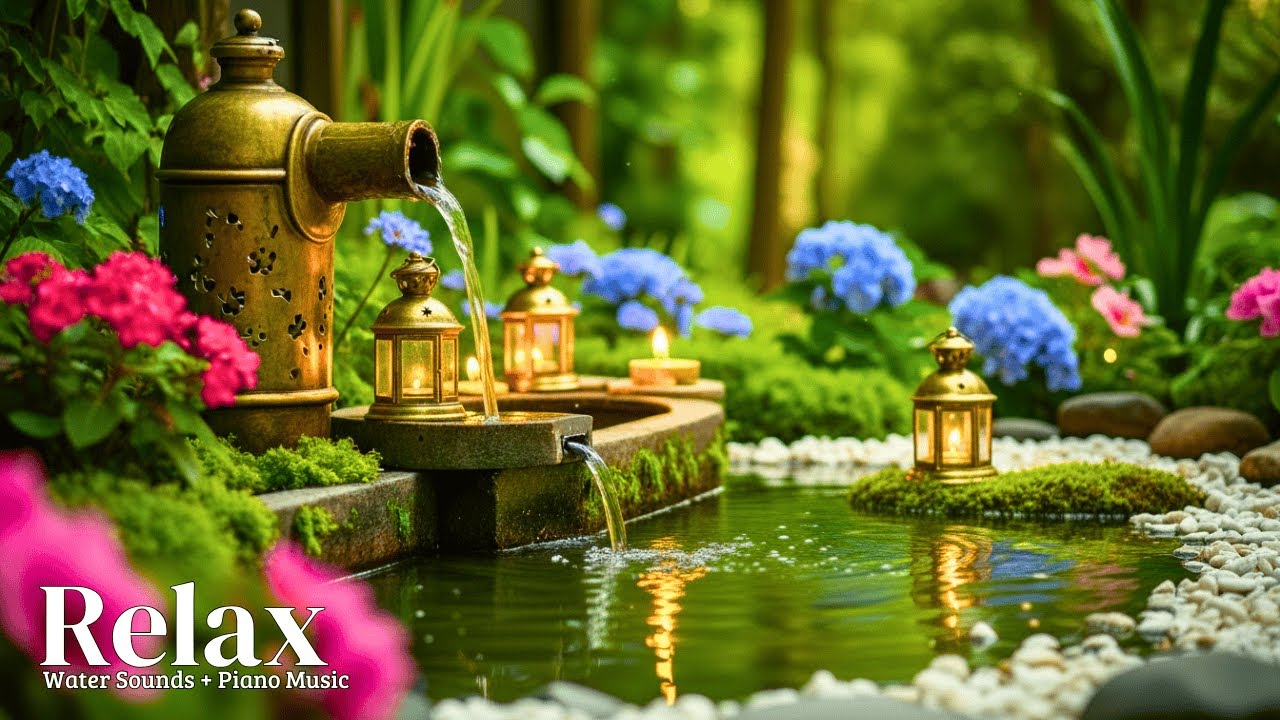 Healing Music with Gentle Water Sounds 🌿 Insomnia Relief, Calm Anxiety & Deep Relaxation