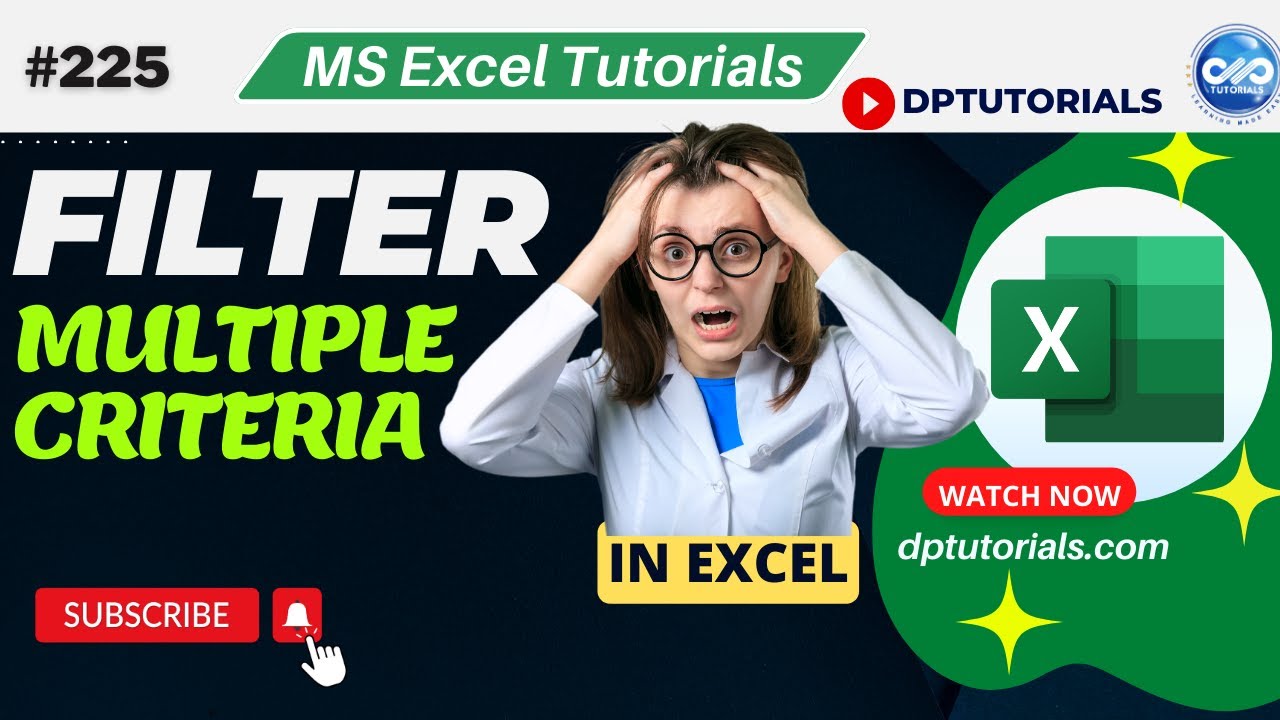 Master Excel's FILTER Function with Multiple Criteria | Advanced Tutorial
