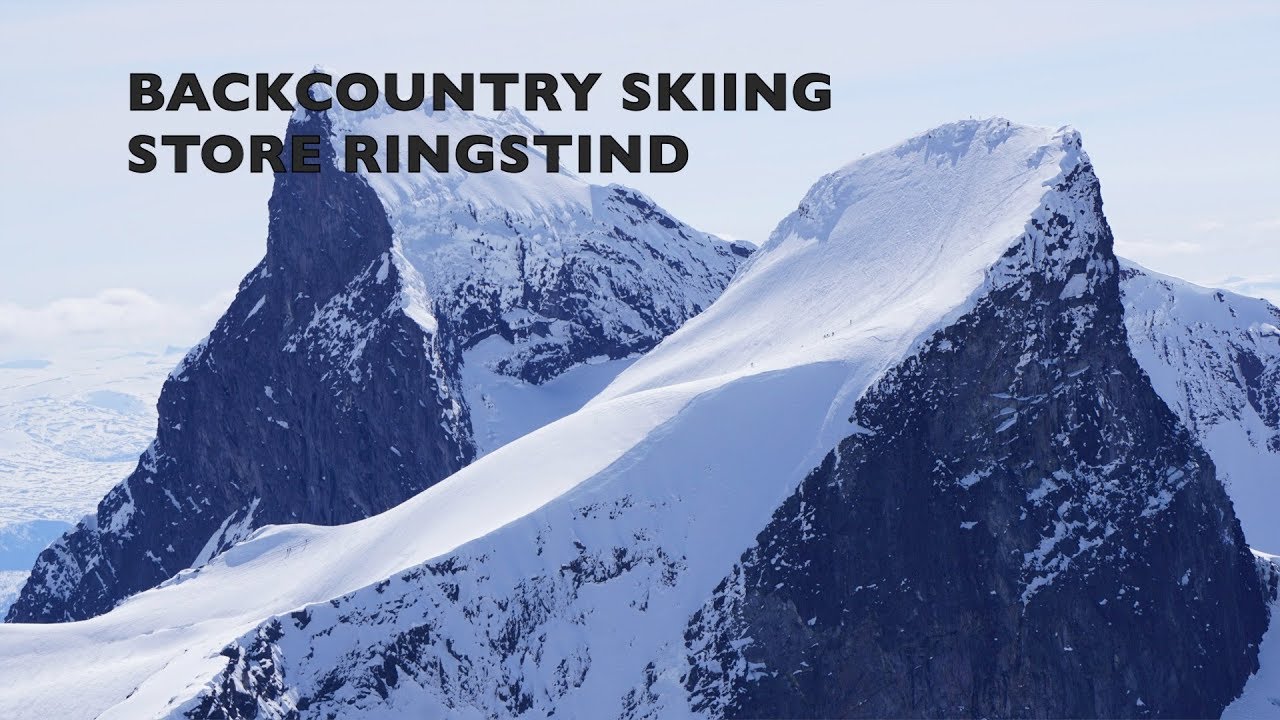 Powder skiing on Store Ringstind - With route description