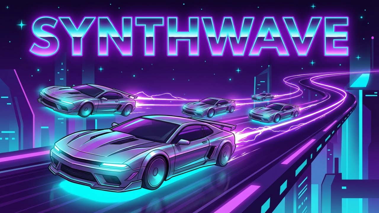 Lofi Synthwave Radio 🚀 24/7 Chillwave Beats for Focus & Productivity