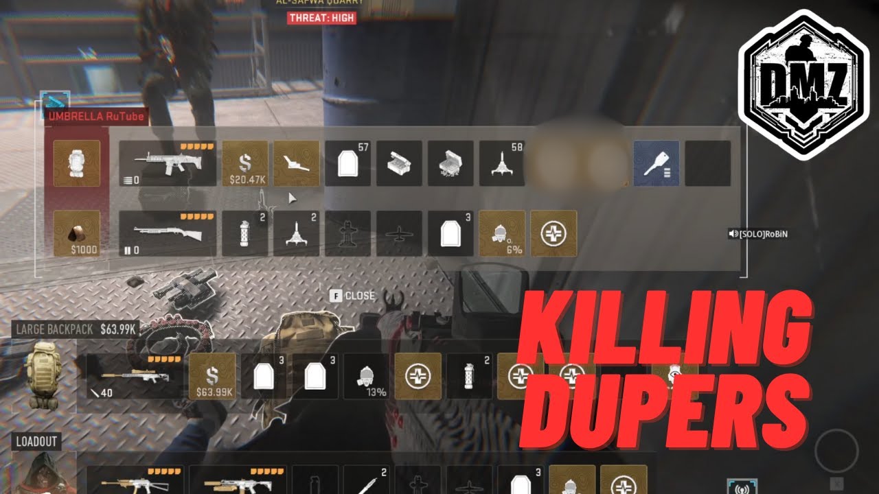killing dupers(DMZ)