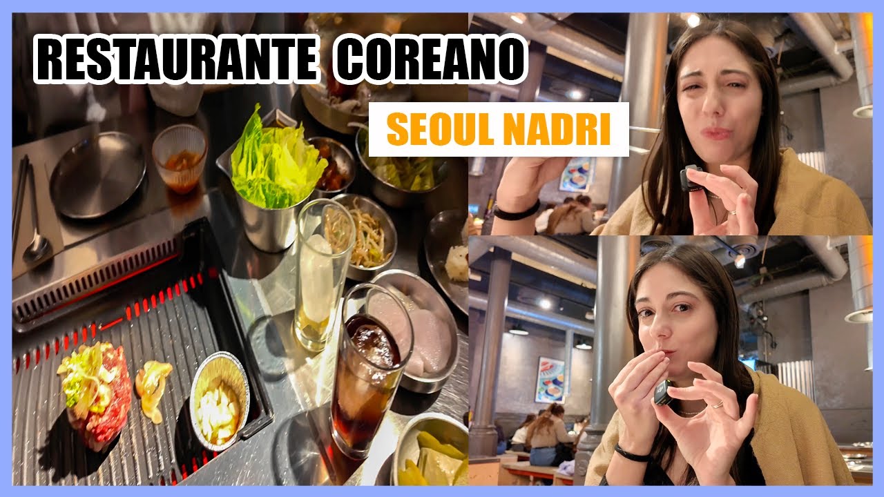 ¿El mejor Restaurante Coreano de Barcelona? 😱 Probamos Seoul Nadri 🇰🇷 | Tatiana Esteban