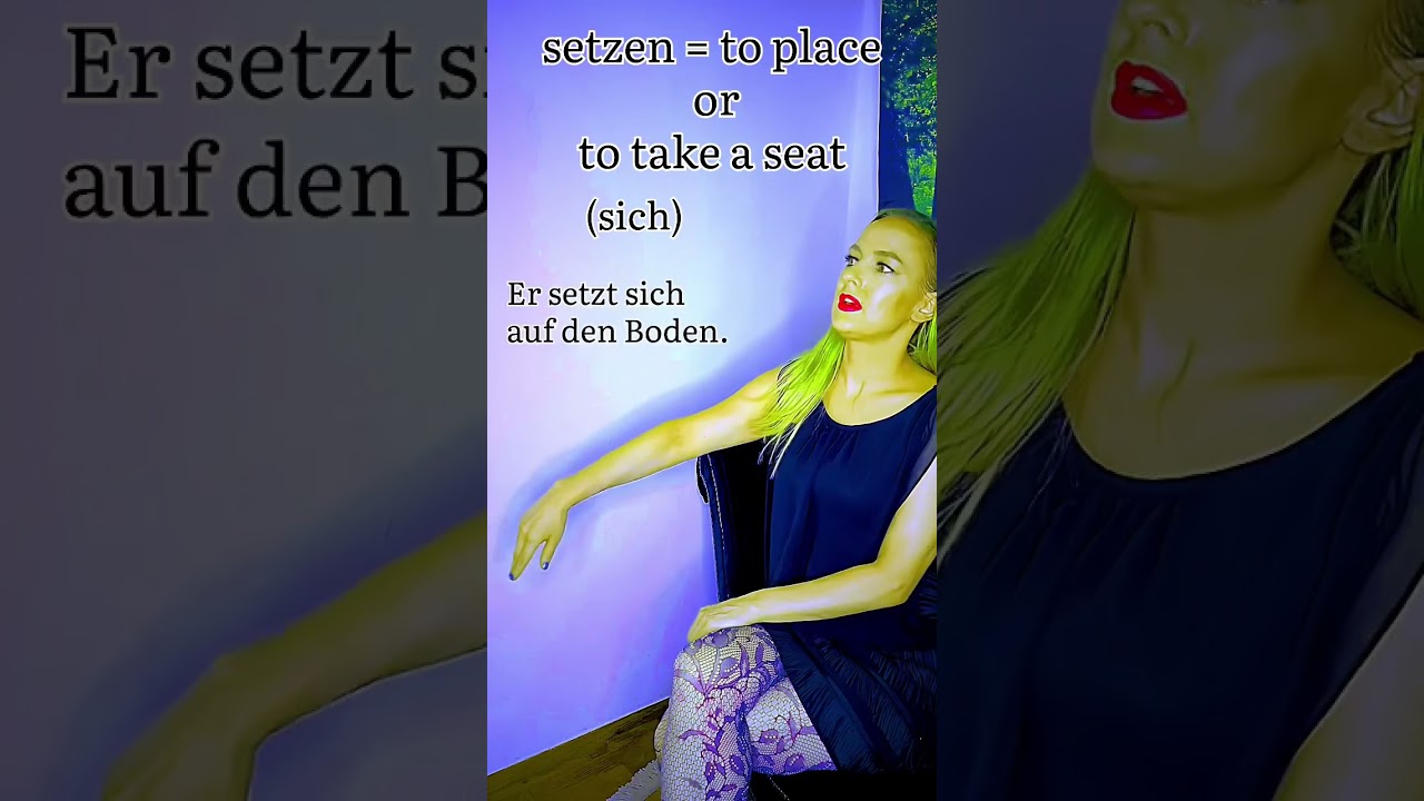 If your German is bad, take a seat next to me: German Language Lesson a2