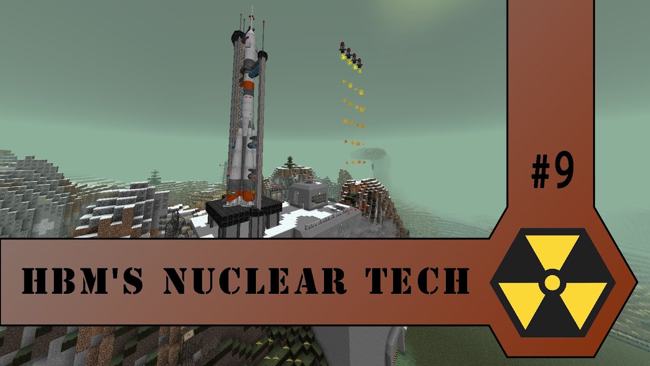 ☢ Обзор мода Hbm's Nuclear Tech | Часть 9 | Спутники | Minecraft 1.7.10