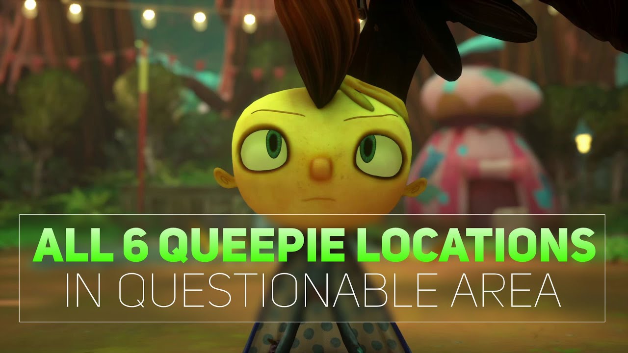 Psychonauts 2 Queepie Locations in Questionable Area