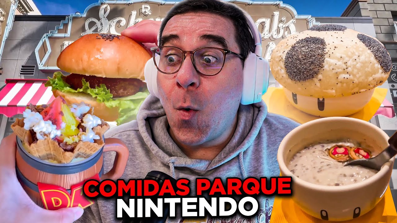COMIDAS DO SUPER NINTENDO WORLD | RIC REAGE