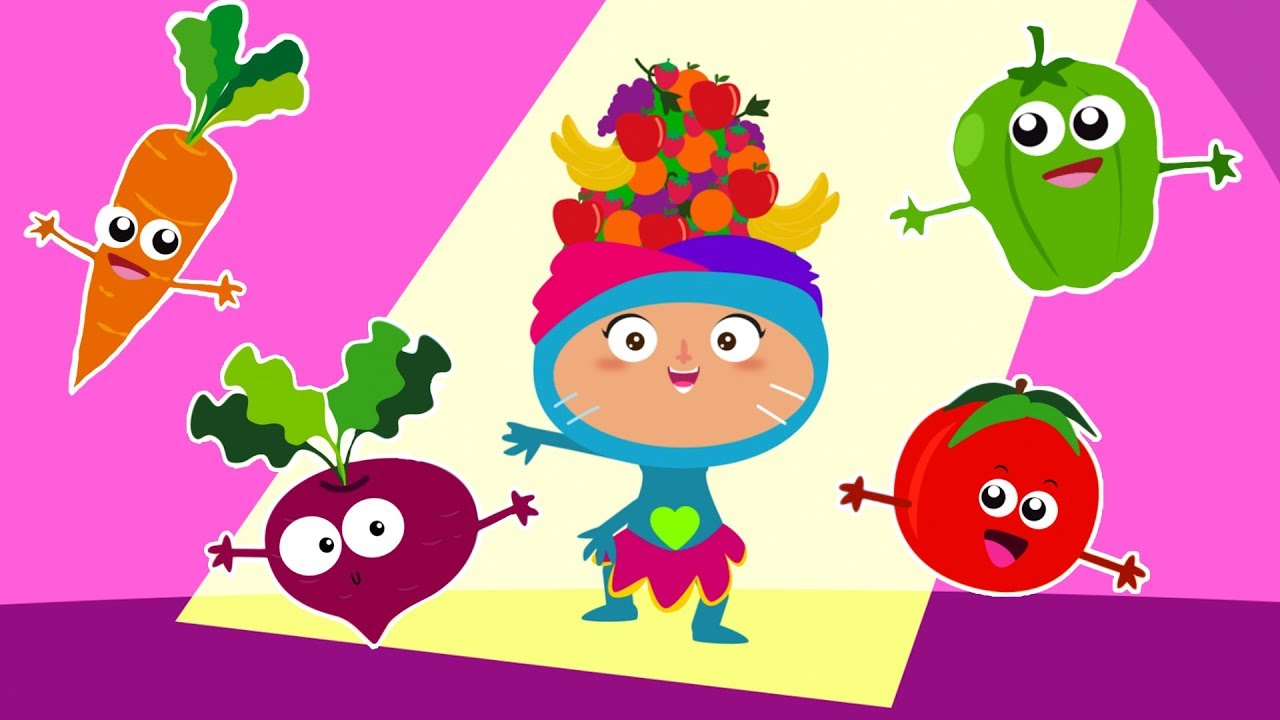 🥦 CANCIÓN de las VERDURAS 🥕 | Canciones infantiles y dibujos animados en ESPAÑOL | Green Family