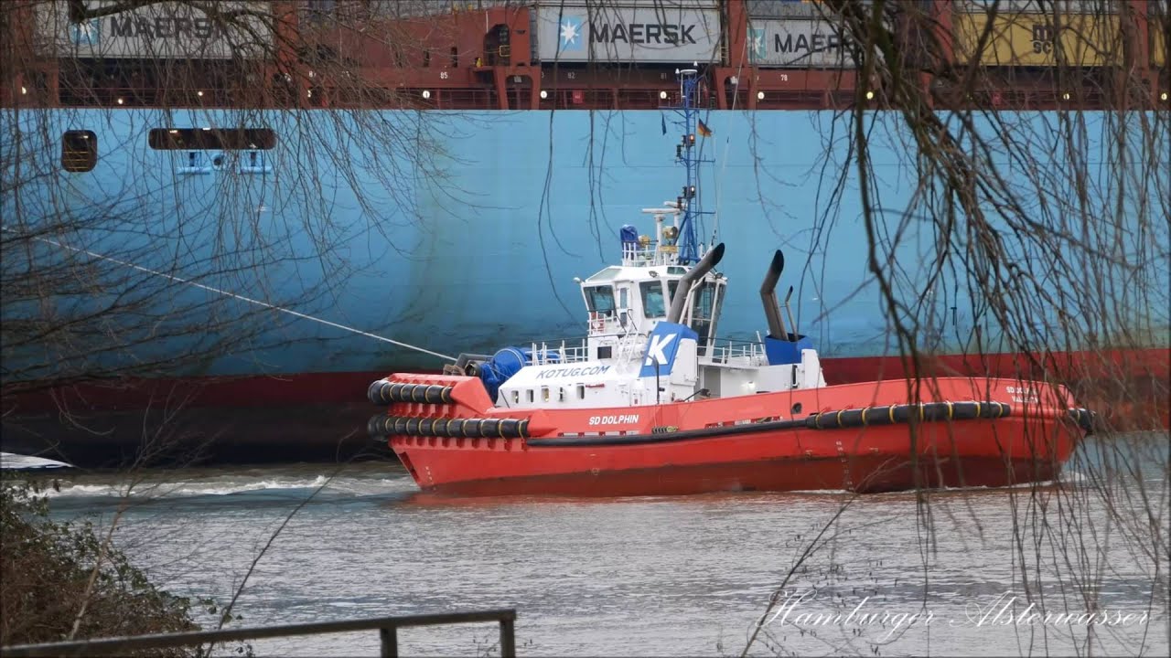 4K Das Arbeitstier des Hamburger Hafenschlepper Extrem 2016