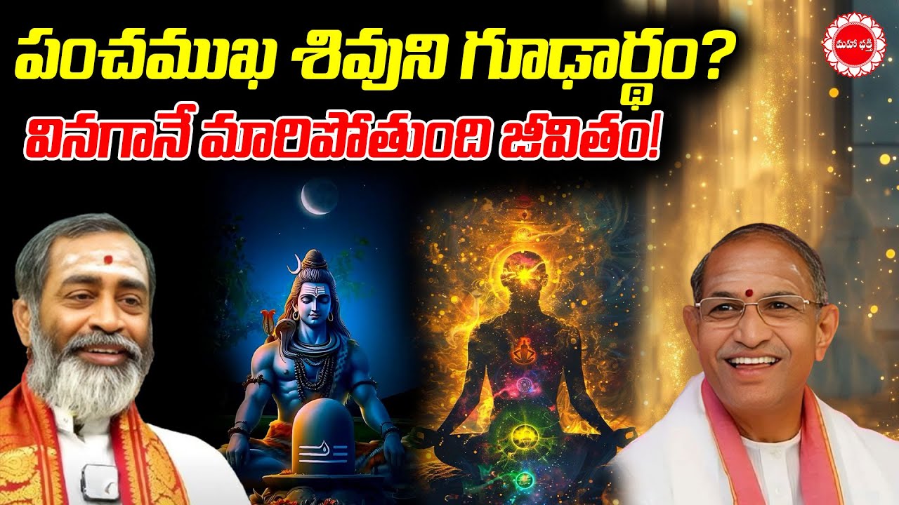 పంచముఖ శివుని గూఢార్థం? వినగానే మారిపోతుంది జీవితం! | What is the meaning of Panchamukha Shiva?