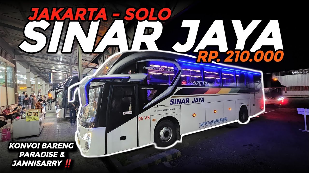 KIRAIN HINO RM TERNYATA....❓😅, Trip Sinar Jaya JAKARTA - SOLO cuman RP. 210.000