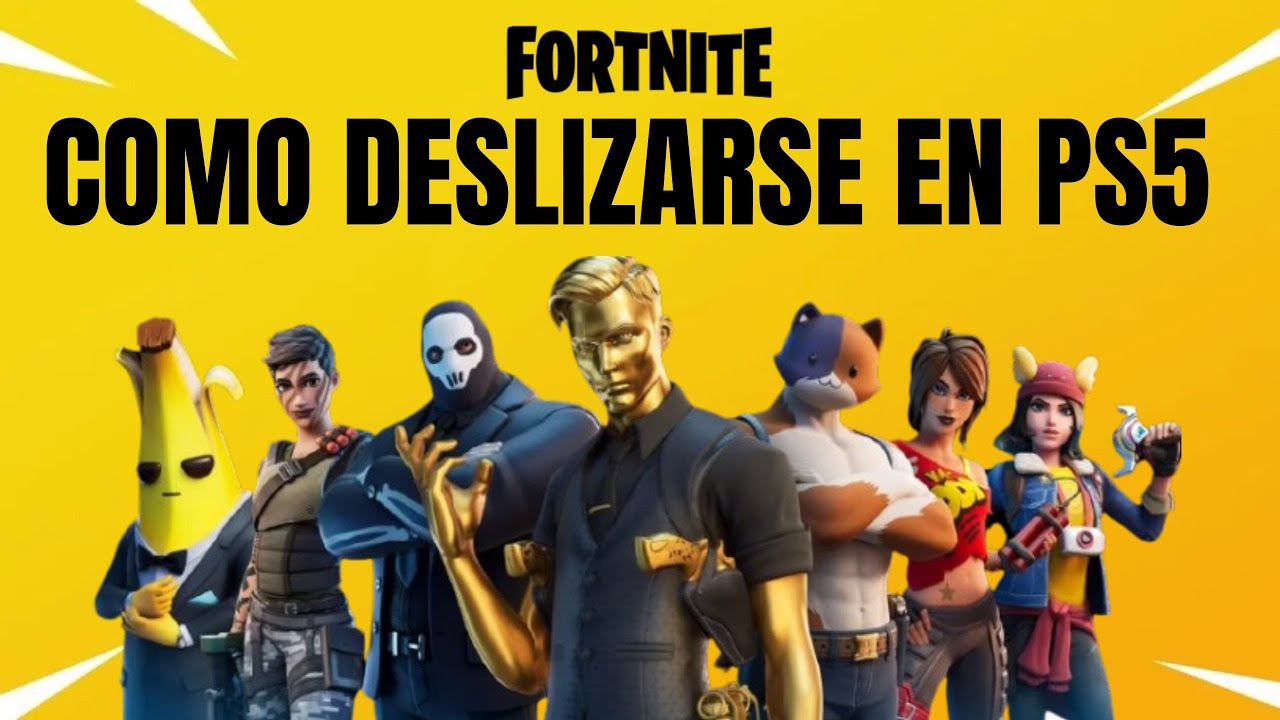C&oacute;mo deslizarse en Fortnite PS5 Gu&iacute;a paso a paso