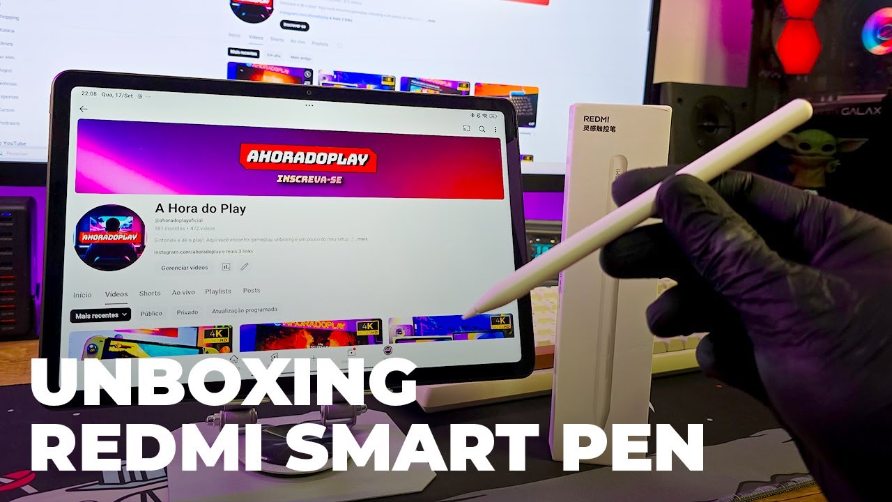 Unboxing Smart Pen – A Caneta PERFEITA para o Redmi Pad 2