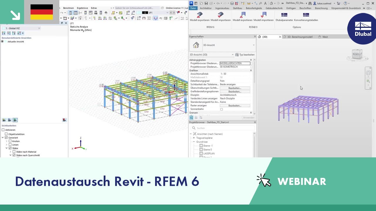 Webinar | Datenaustausch Revit - RFEM 6