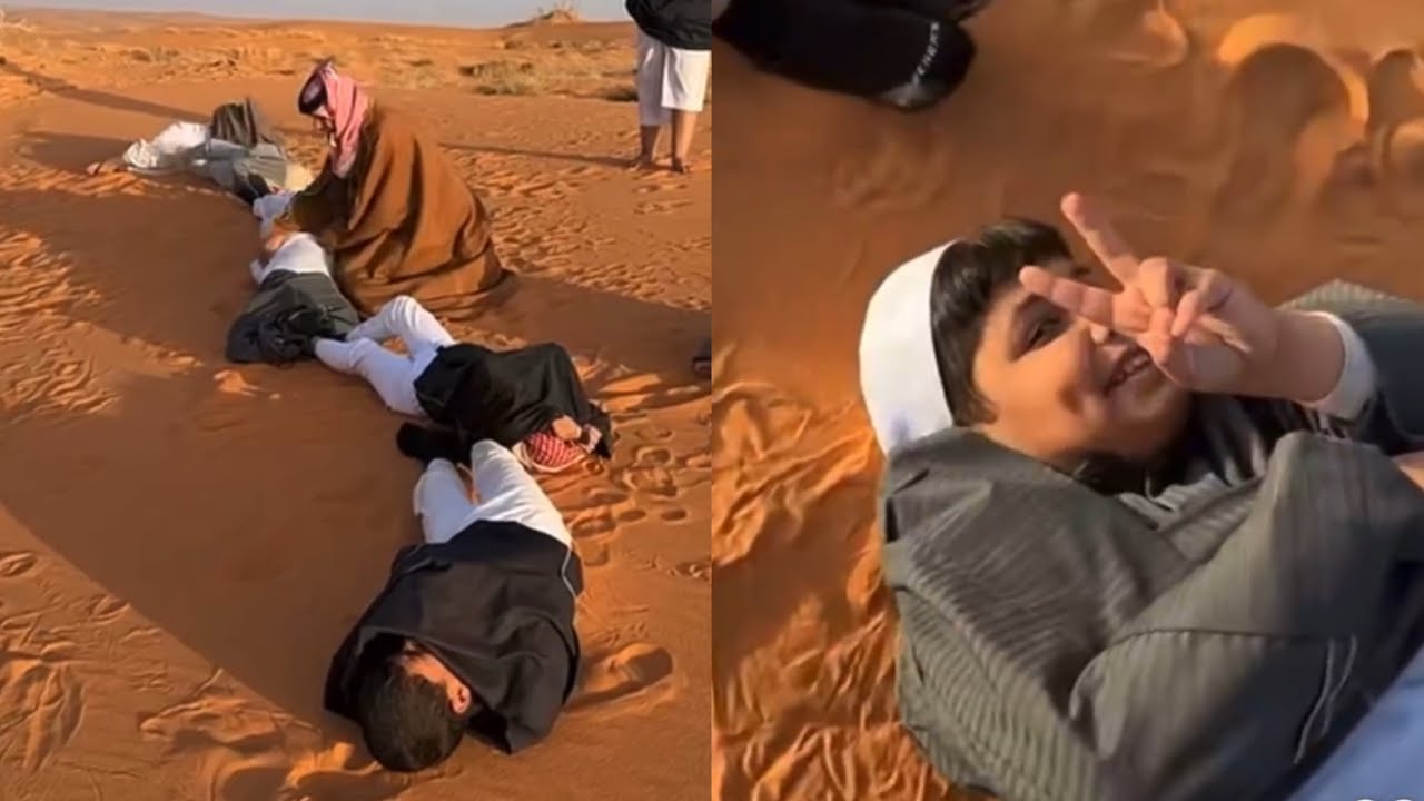 الشباب مسويين زحليقه بالطعوس 😂 قزيع تعبى رمل 😂😂 #فراج_قزيع_السهلي سنابات فراج قزيع السهلي