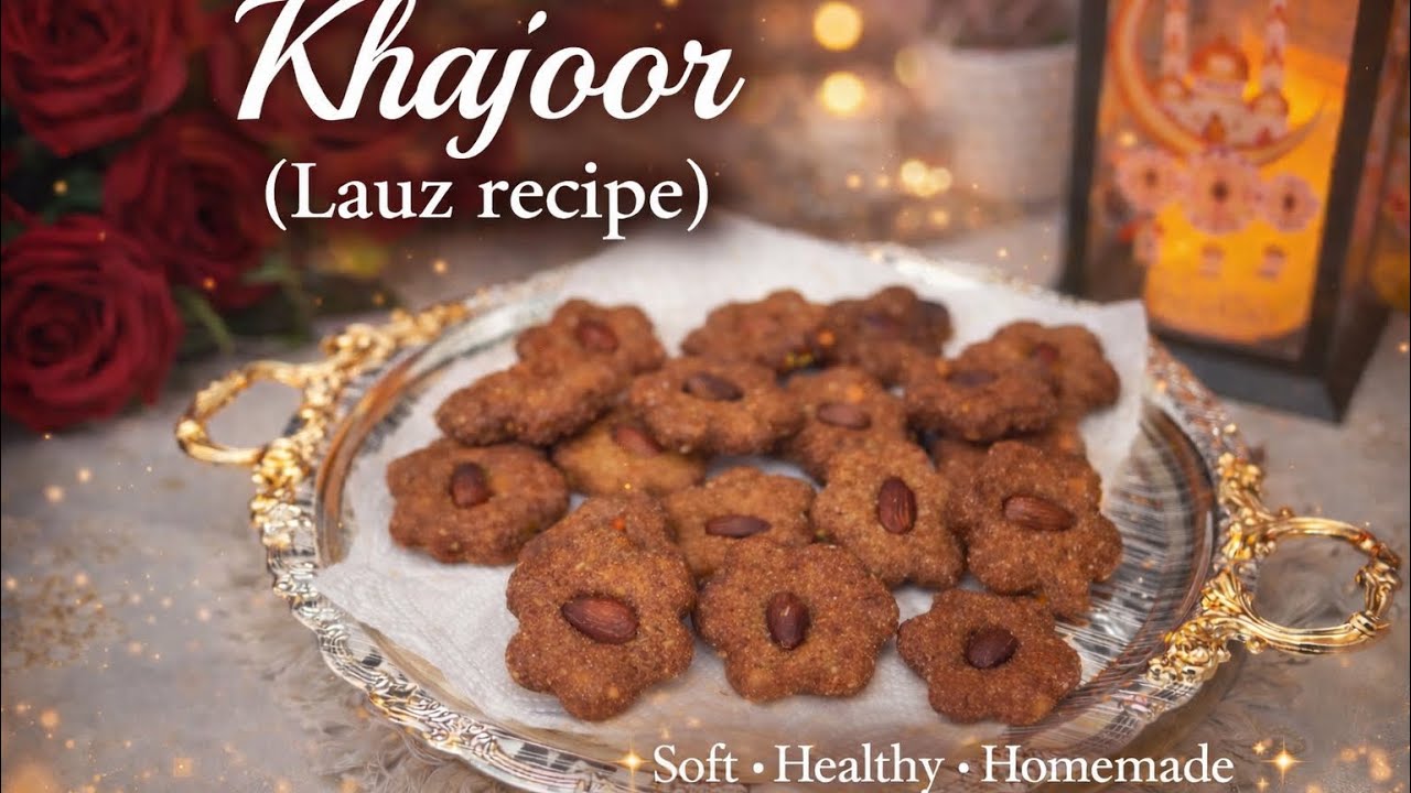 Hyderabadi Khajoor | Lauz recipe | Soft inside,crisp outside😍 With perfect measurement | #viralvideo