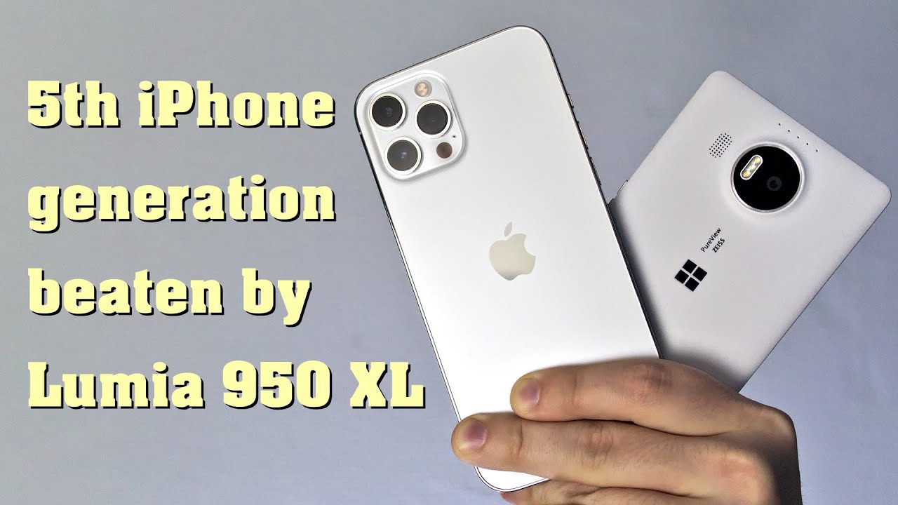 iPhone 12 Pro Max vs. Lumia 950 XL - camera comparison