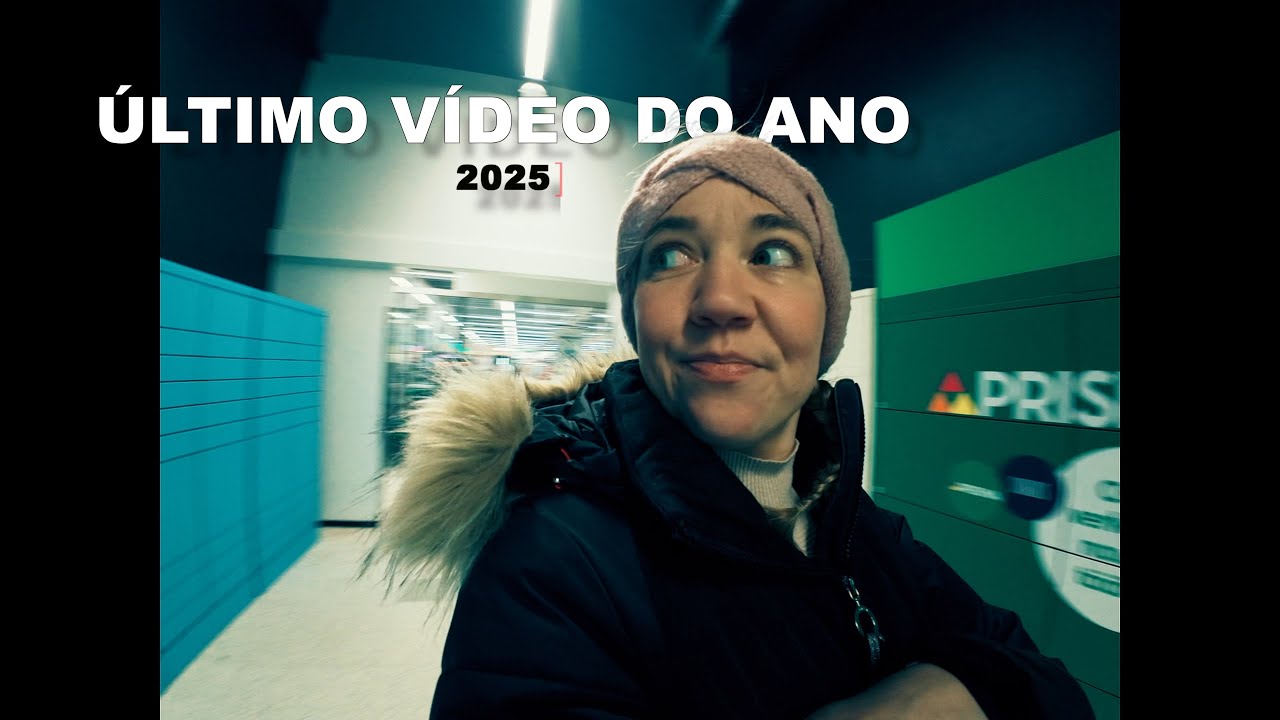 ÚLTIMO VÍDEO DO ANO - NEVASCA NA FINLÂNDIA  - FINLANDESA FALANDO PORTUGUÊS