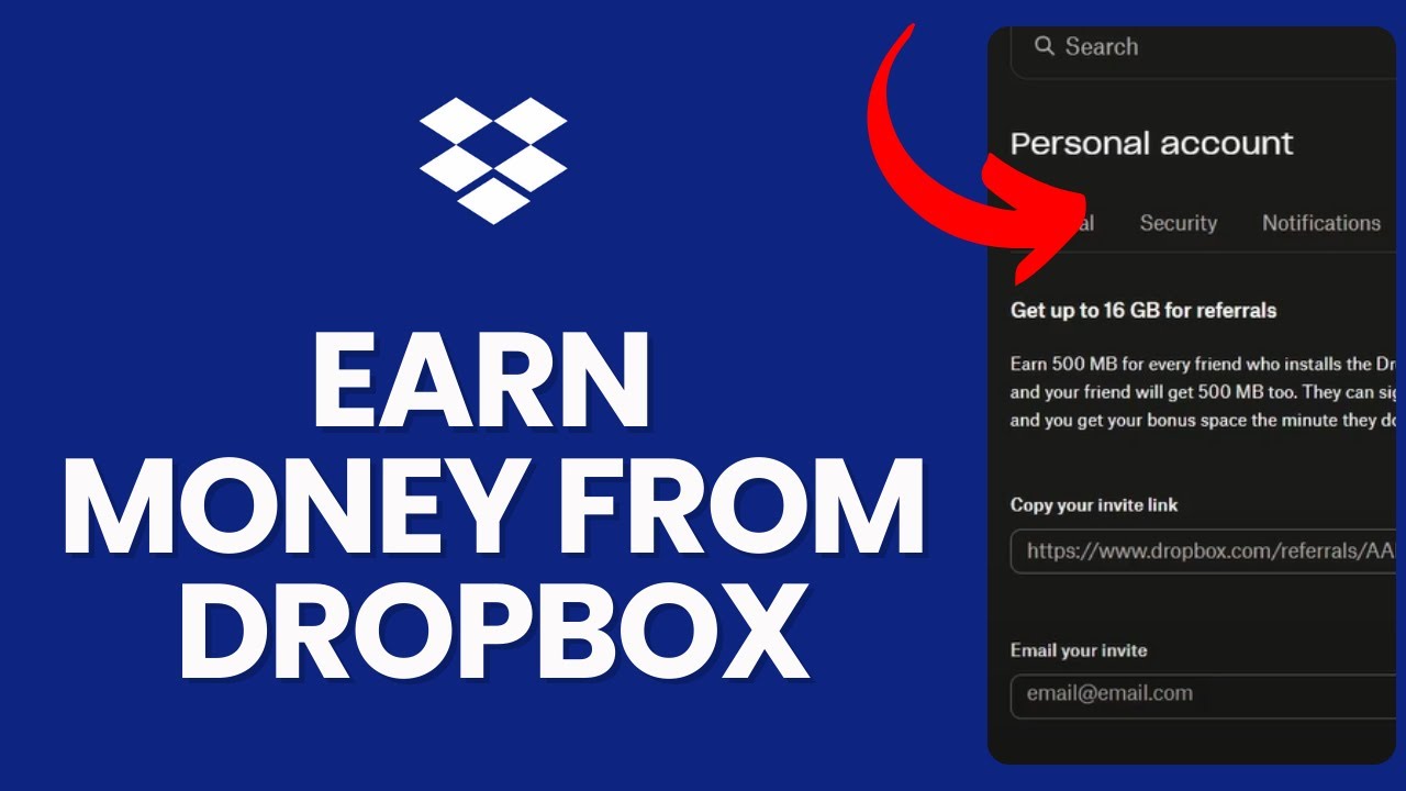 How to Earn Money from Dropbox 2024?