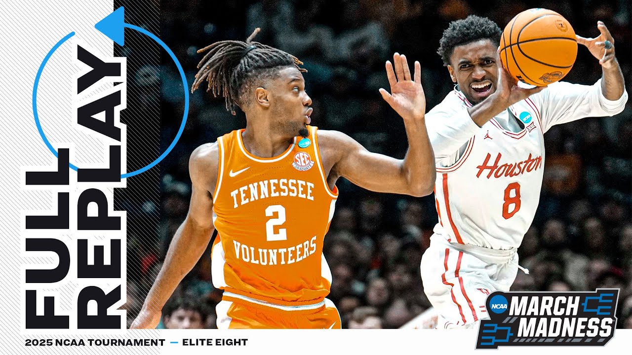 Houston vs. Tennessee - 2025 NCAA men’s Elite Eight | FULL REPLAY