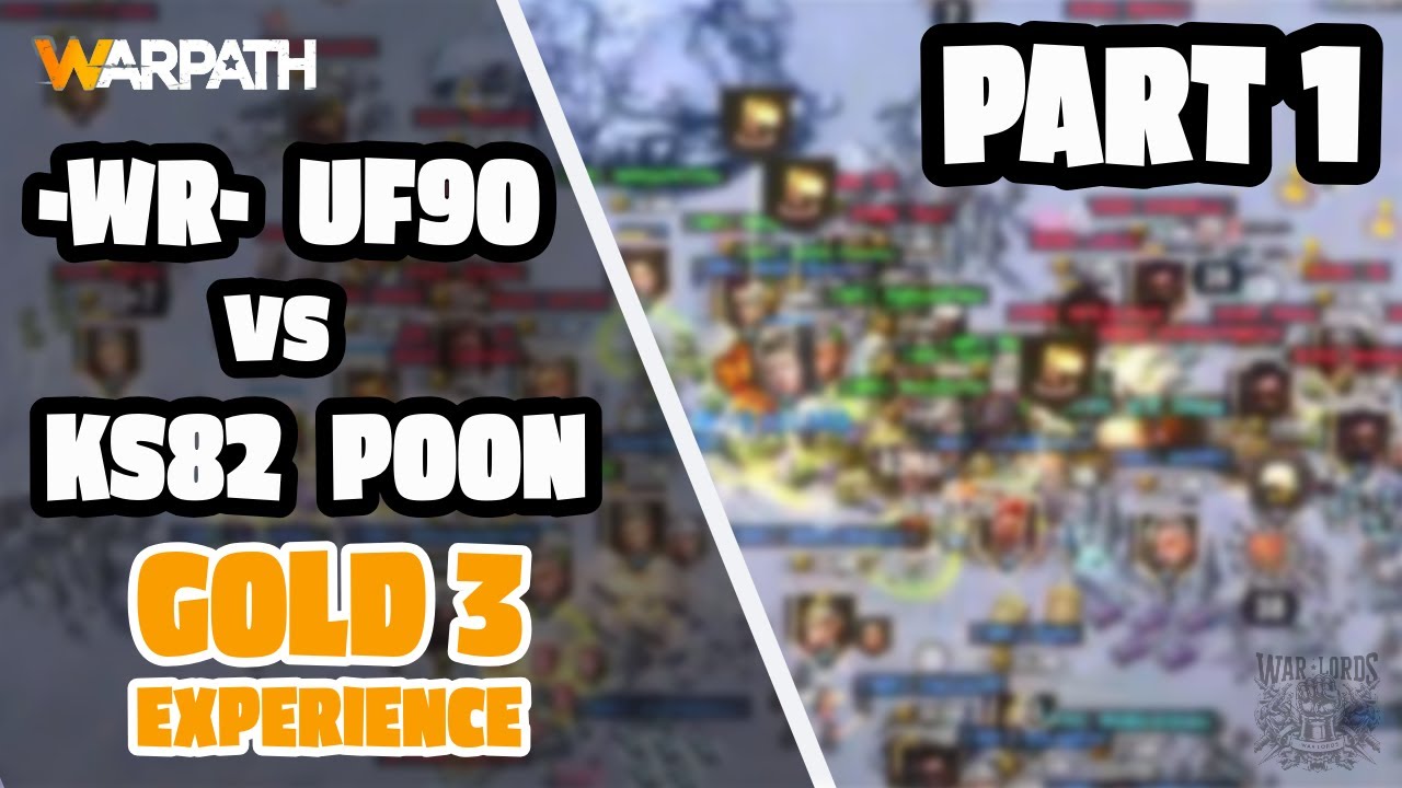 -WR- UF90  vs  KS82 POON  Moscow Gold 3. Live Gameplay | Warpath | Part 1