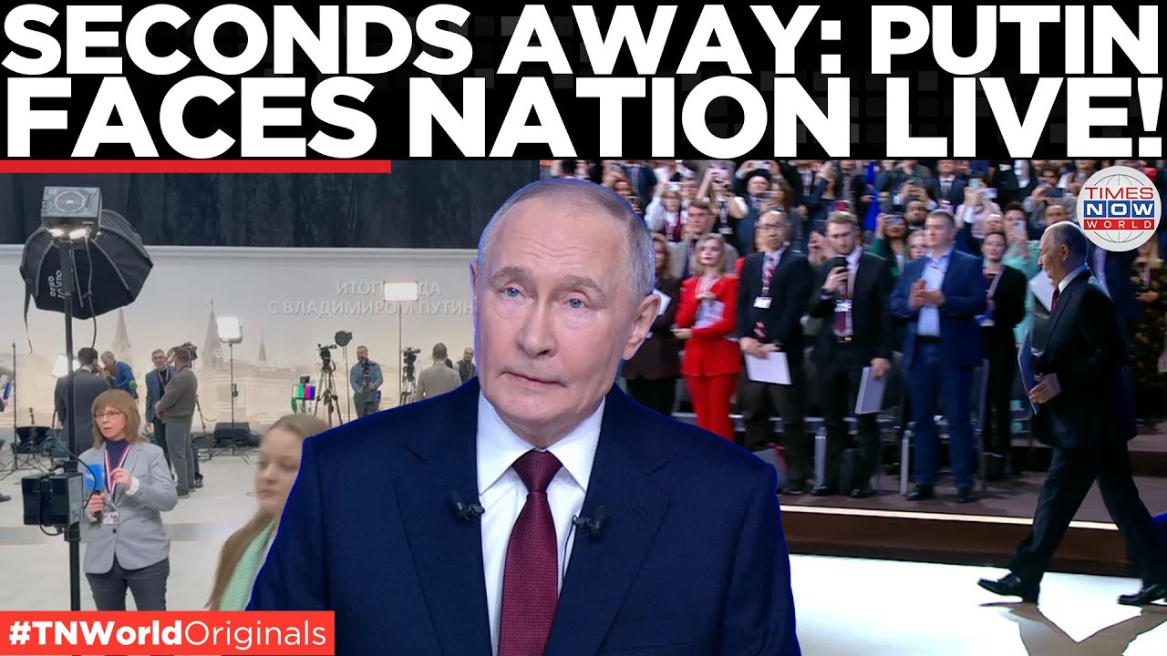 BEHIND THE SCENES: Long Queues, Camera Setups &ndash; Excitement Peaks Ahead of Putin&rsquo;s Iconic Q&A