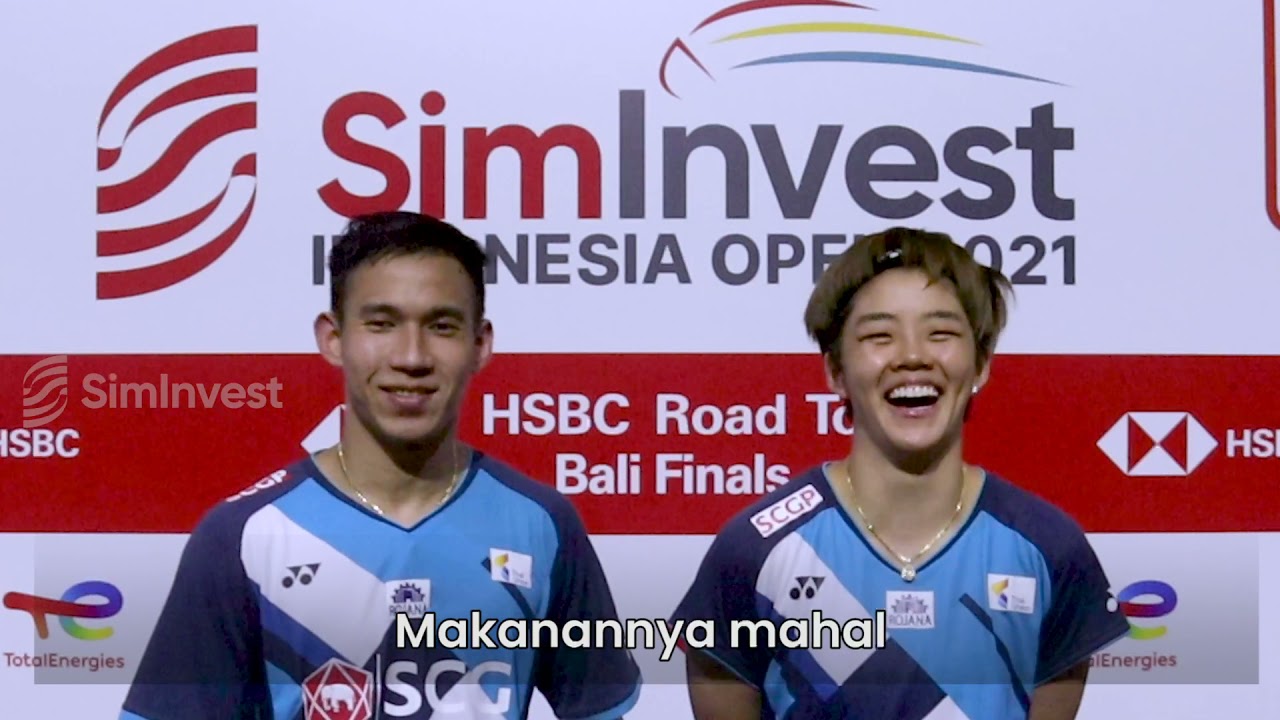 SimInvest Indonesia Open 2021 | Chit-Chat Bareng Sapsiree Taerattanachai & Dechapol Puavaranukroh