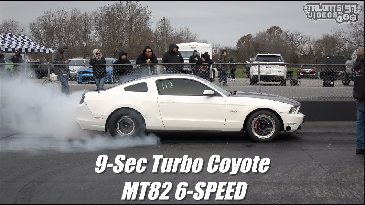 Big Single Turbo Coyote Goes 9s With Stock Motor & MT82