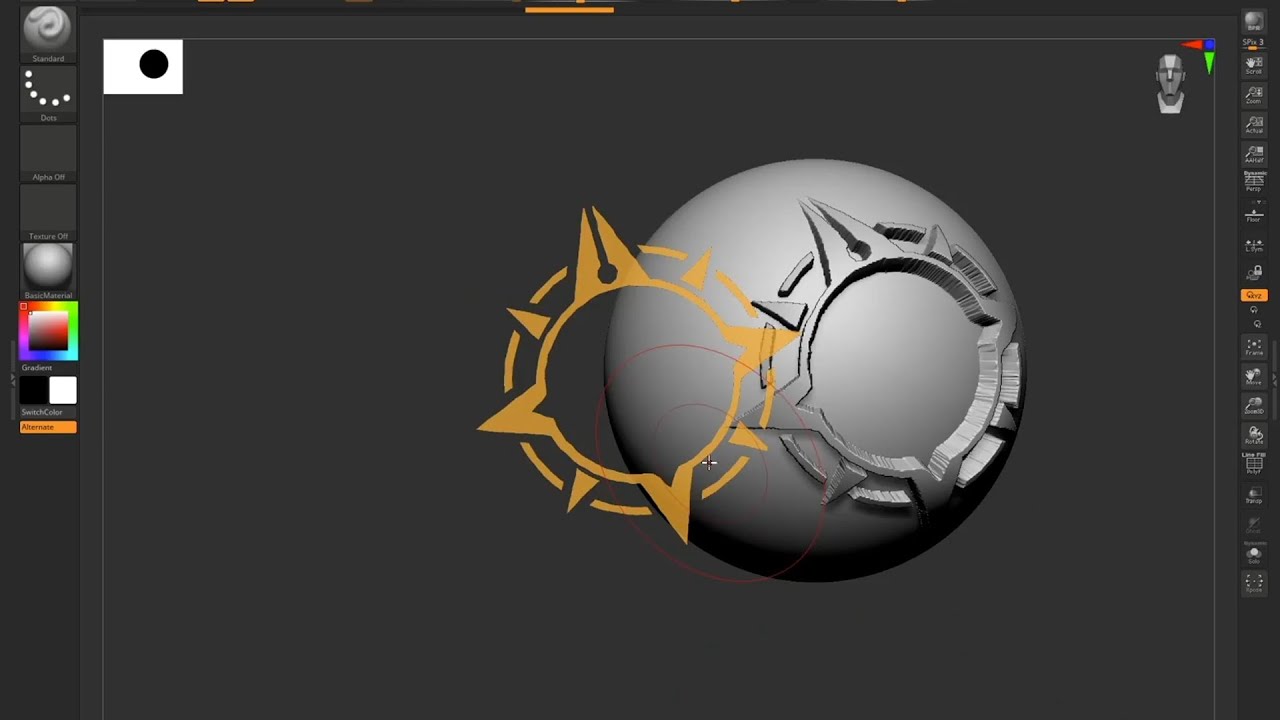 Getting Started with ZBrush, Part 19 - Spotlight Tool