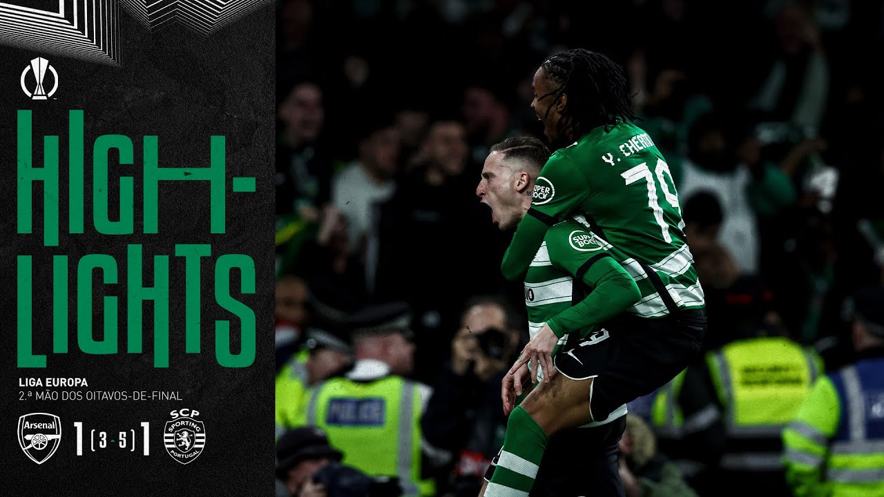 Liga Europa | Resumo: Arsenal FC x Sporting CP