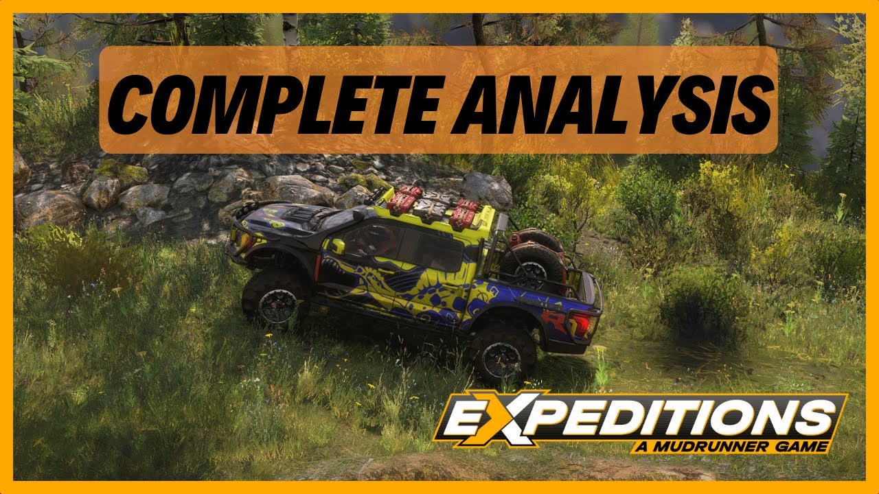 Expeditions: A Mudrunner Game | Complete Analysis | Ford F-150 Raptor R | Carpathians